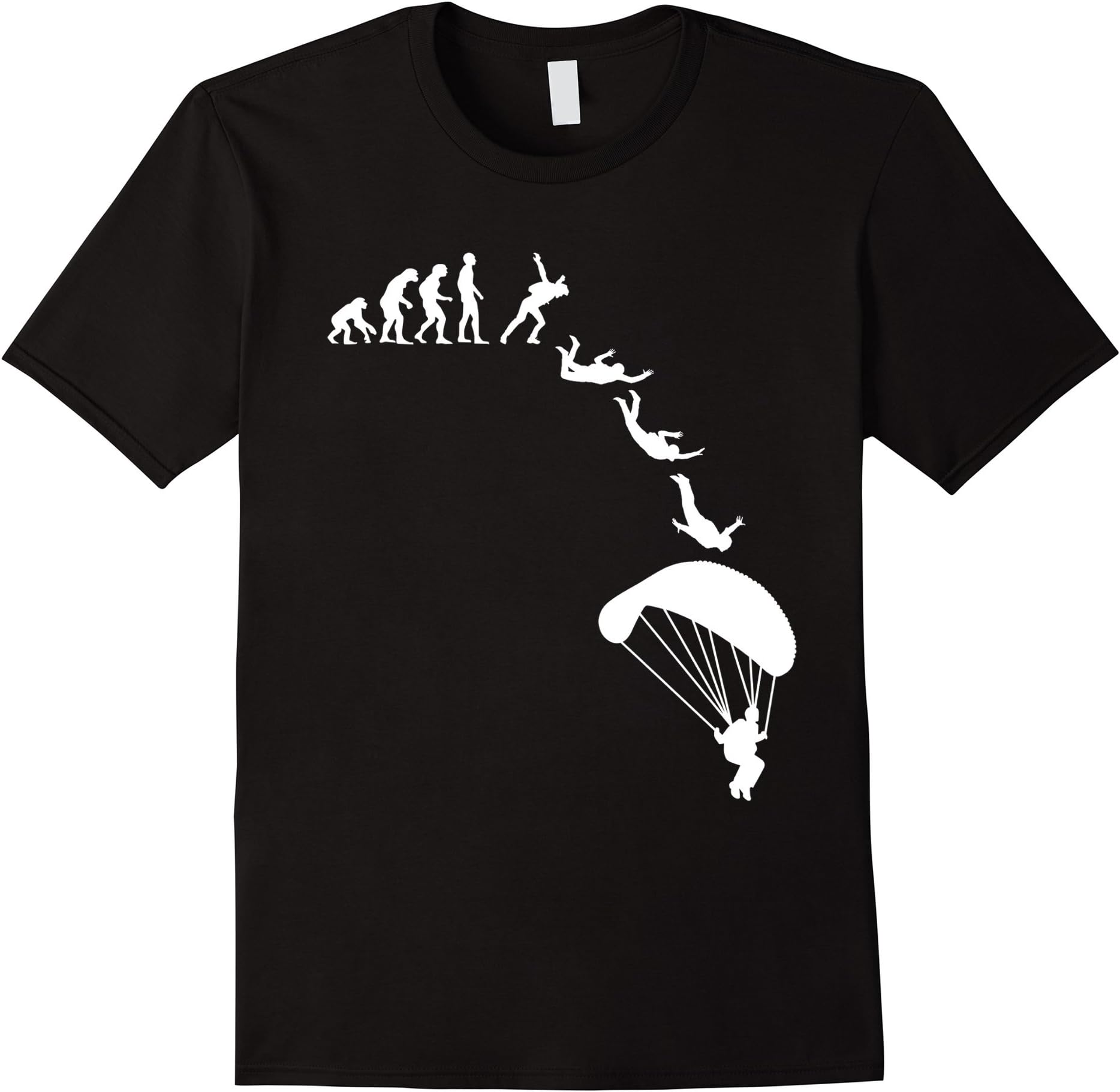 Skydiving Evolution Parachute T-shirt