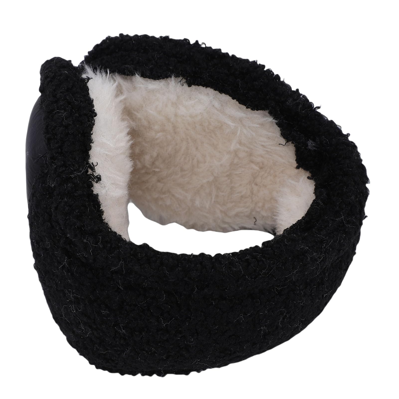 Qqmora Orejeras Calentadas Plegables para Invierno, Calentadores de Orejas Eléctricos con Forro de Felpa para Actividades Al Aire, Hombres y Mujeres