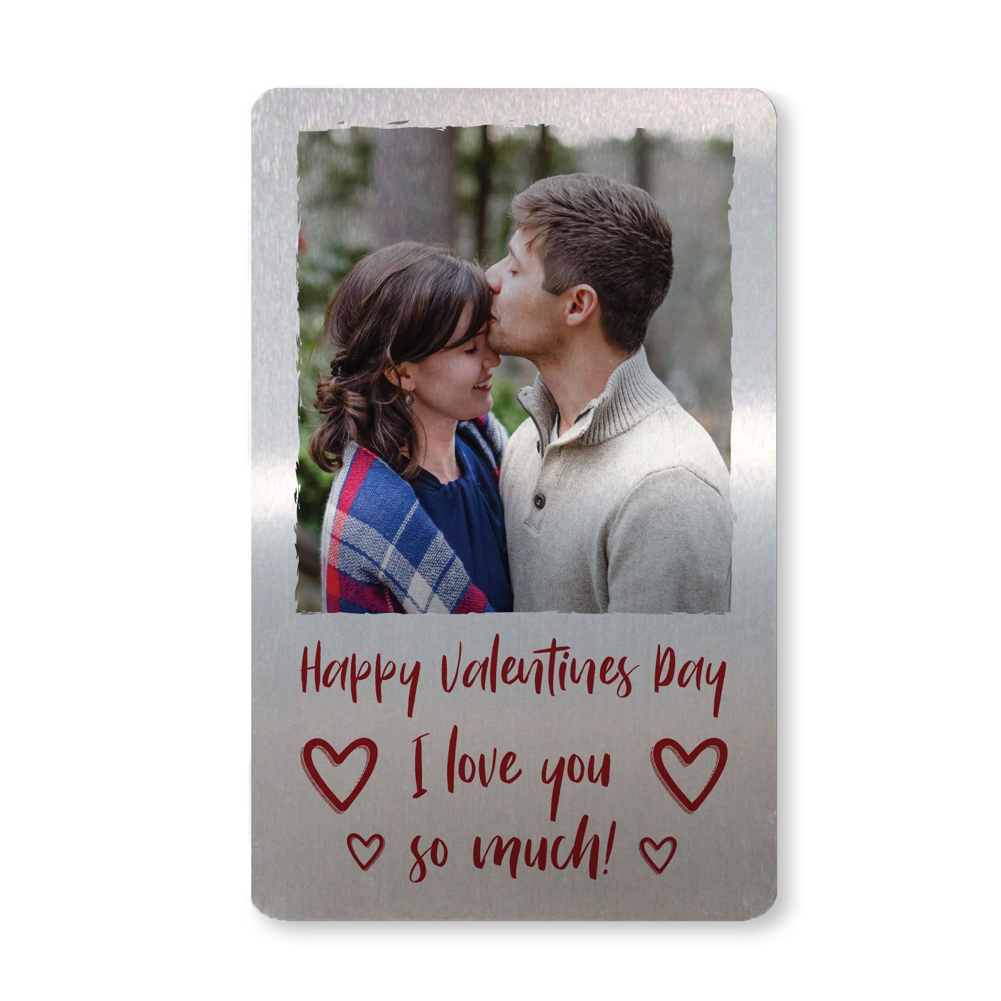 Personalised Photo Card Valentines Day Gift For Boyfriend Girlfriend Him Her Keepsake