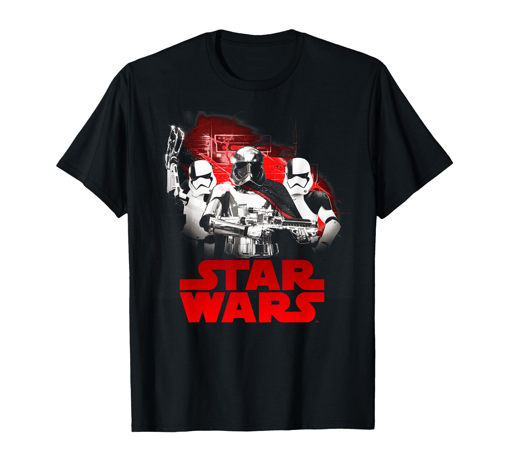 T-shirt Star Wars Phasma Troop Trio imprimé graphique pour collectionneur - 3