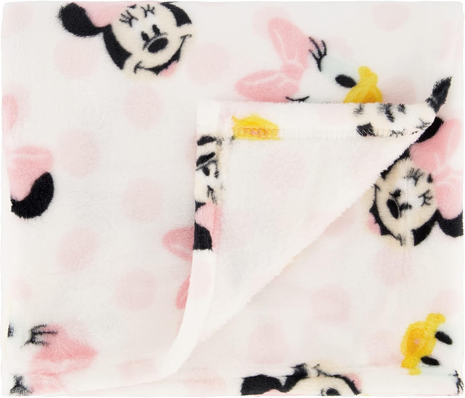 Disney ベビーブランケット 2枚パック 乳幼児用 新生児 フラシ天 水玉 フリース ミニーマウス ブランケット 幼児 女の子用