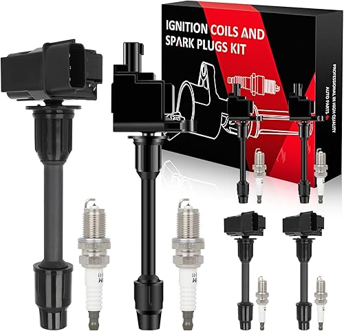 Vista 2124 de ECCPP Bobinas de encendido portátiles de repuesto para automóvil compatibles con Infiniti I30/para Nissan Maxima 3.0L V6 2000-2001 Reemplazo