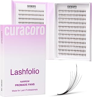 Curacoro LashFolio Narrow Wispy Fans 7D-0.05 D Curl 8-13mm