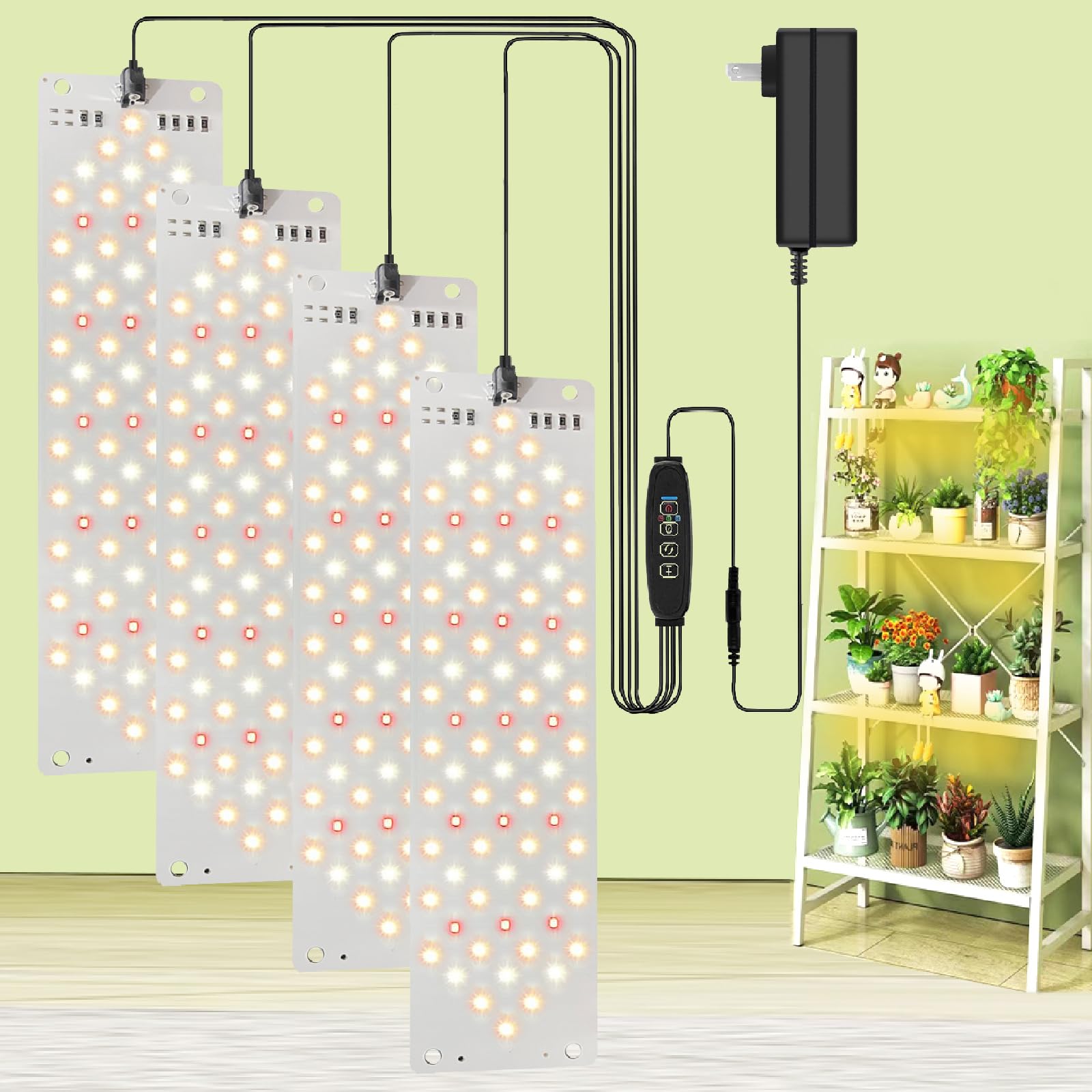 Grow Light Bulb Plant Lights Indoor Seed Starting Light, T5 2ft 6500k Full  Spectrum LED Grow Light Strips Sunlight Lamp Plant Stand With Grow Lights, image size:1600x1600