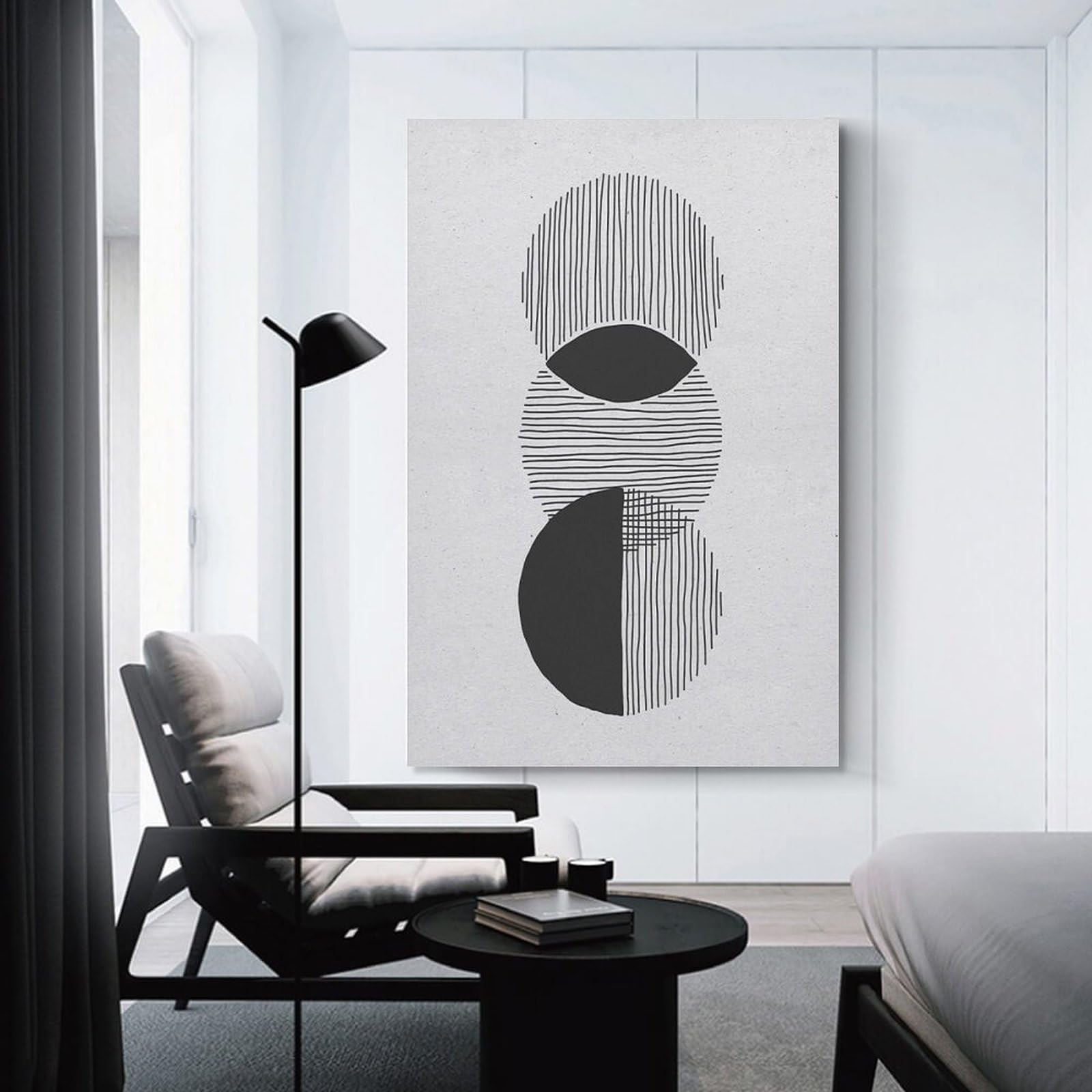 未使用 新品 インテリア 美術品 人間と象 アート北欧 思考 黒白 壁掛け壁9 未使用 新品 インテリア 美術品 人間と象 アート北欧 思考 黒白