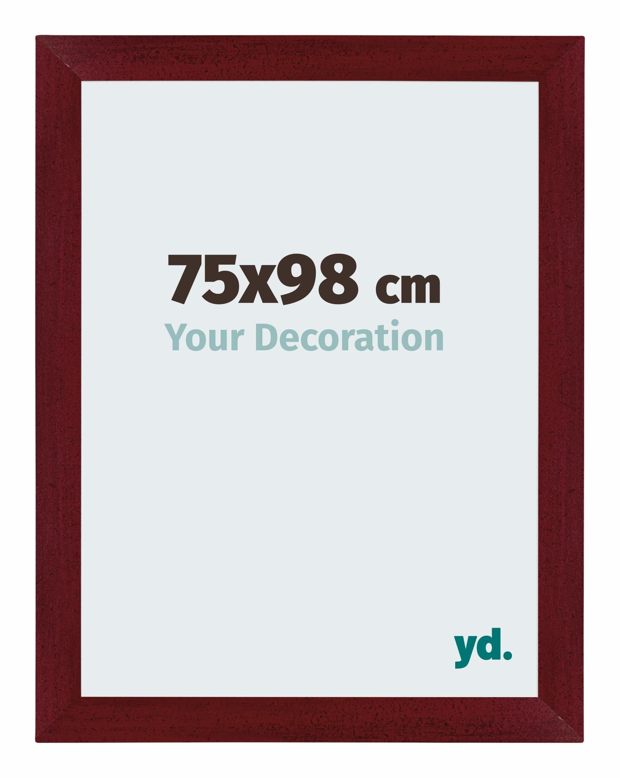 Your Decoration - Puzzle frame 75x98 - Wine Red Swept - Puzzle frame 1500-2000 Pieces - MDF Photoframe - Mura