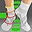 TechWare Pro Compression Socks - Ankle Support for Men & Women with Arch Supports for Plantar Fasciitis. Foot Pain Support for Injury Recovery. (White Med)