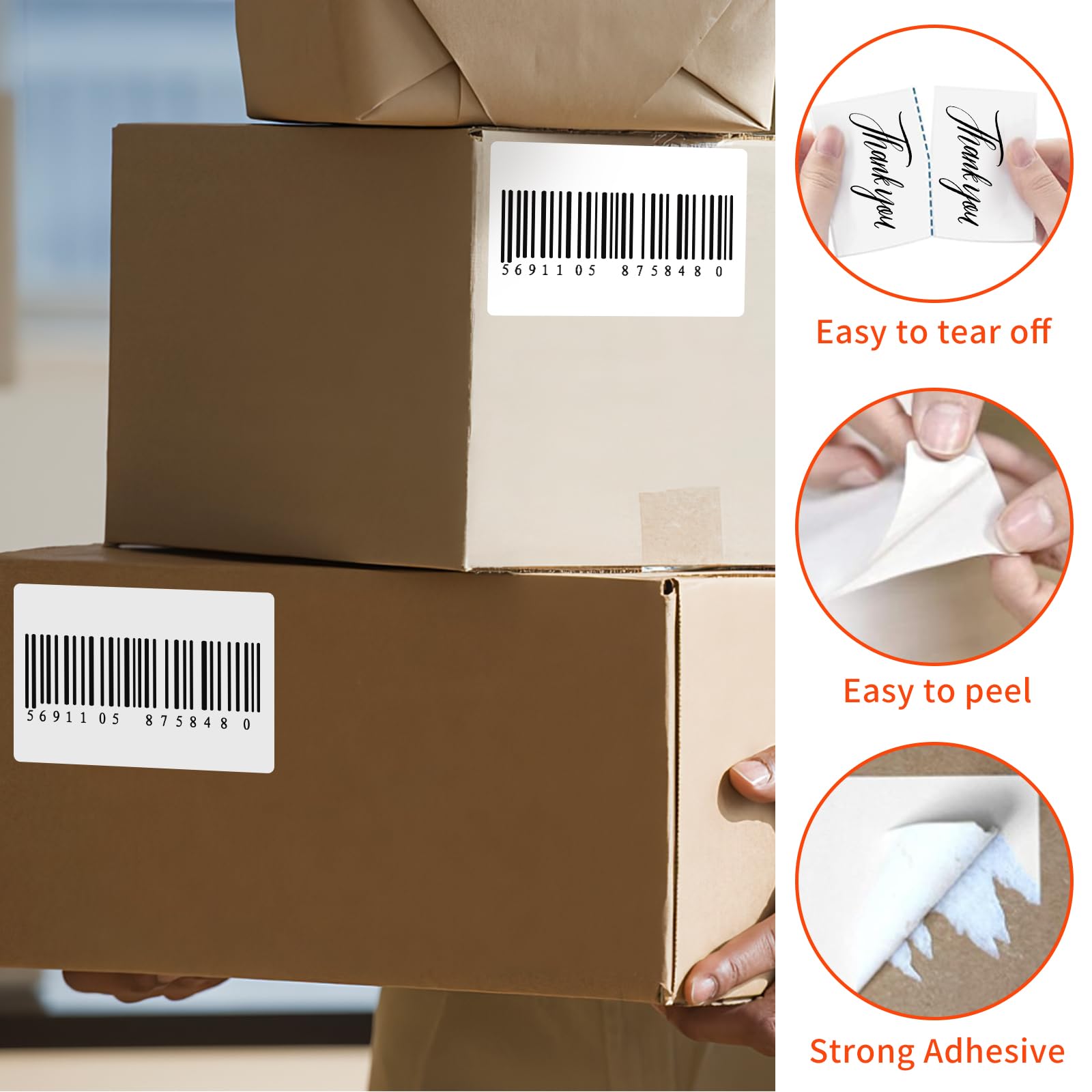 Snapklik.com : InpourPack 3x2 Inch Direct Thermal Label Paper For ...