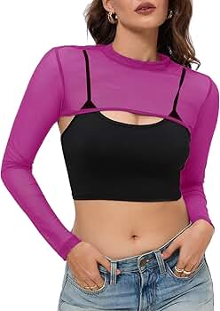 UN3D.❤️COLOR BLOCK SHEER TOP BLACK BY MOUSSY | sheer color block tops (Tシャツ・カットソー(長袖