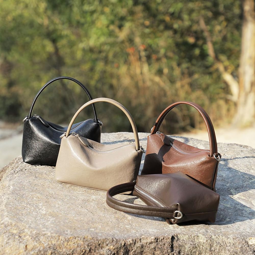 Premium Poczucie wypoczynku Uniwersalna Mała Poduszka Torba Retro Commuter Chain Damska Torebka Crossbody, kawa, Plecak na co dzień