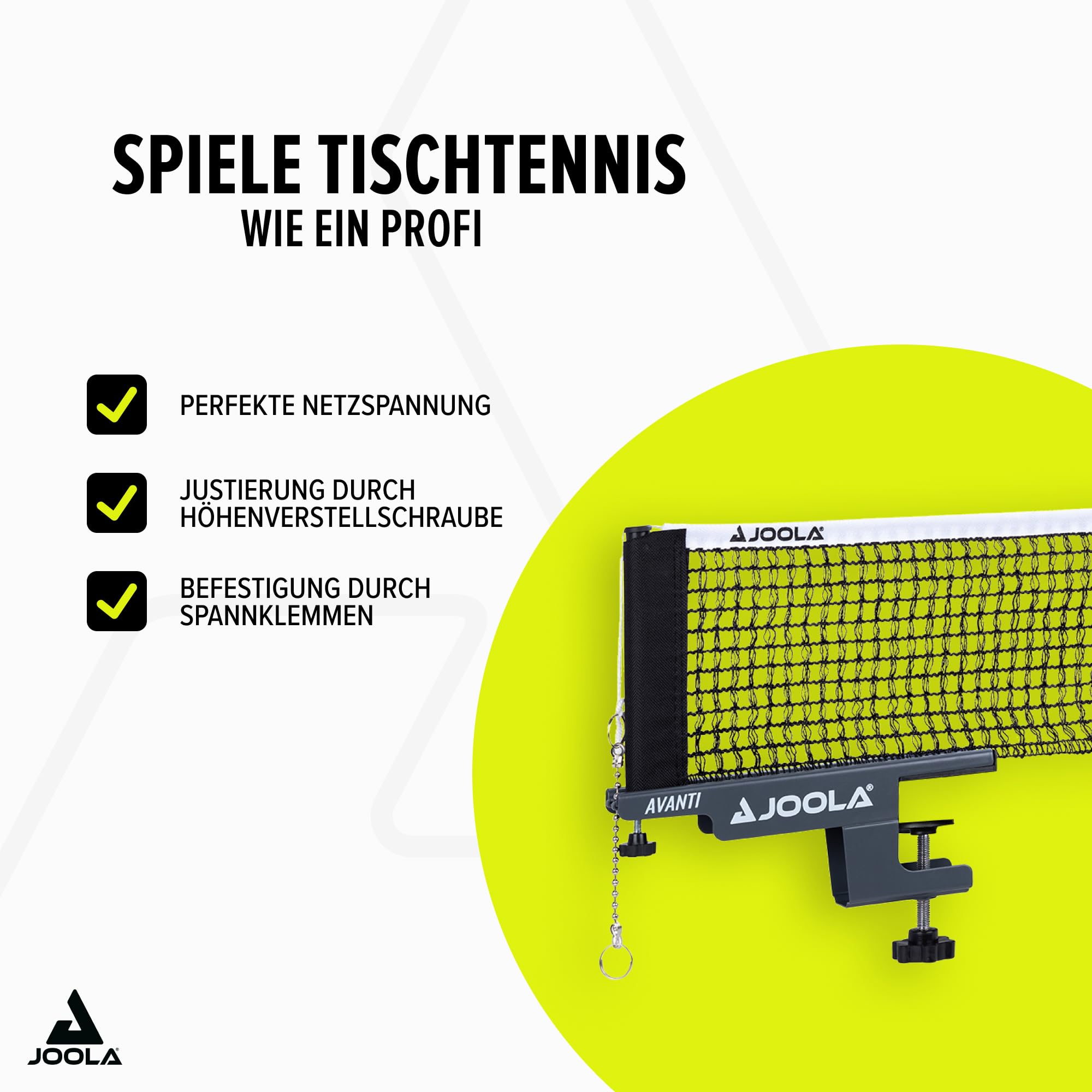 Tafeltennisnet voor FT 720 Outdoor en PPT130 Outdoor