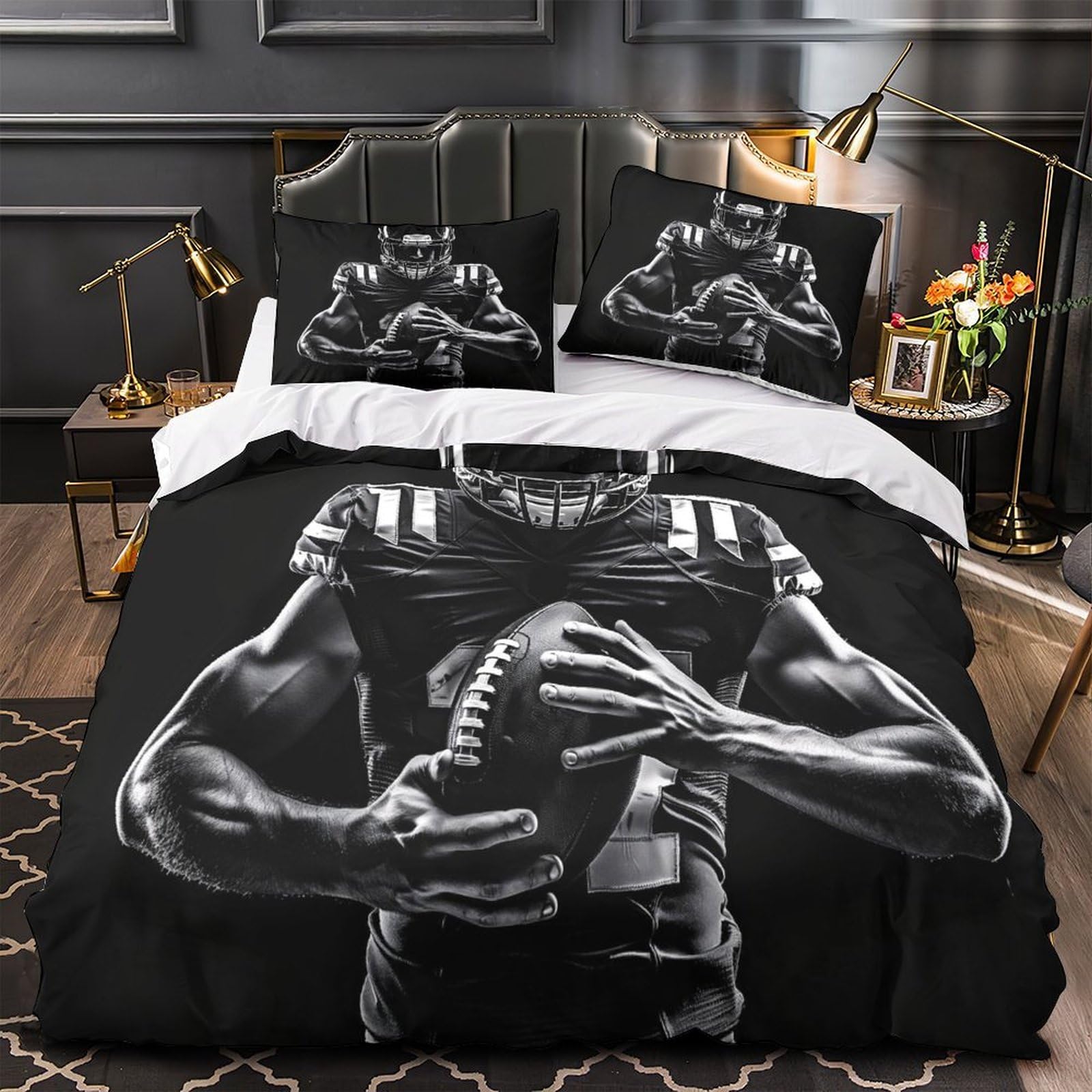 Parure de lit alpaga pour chambre d'ado style pop et moderne