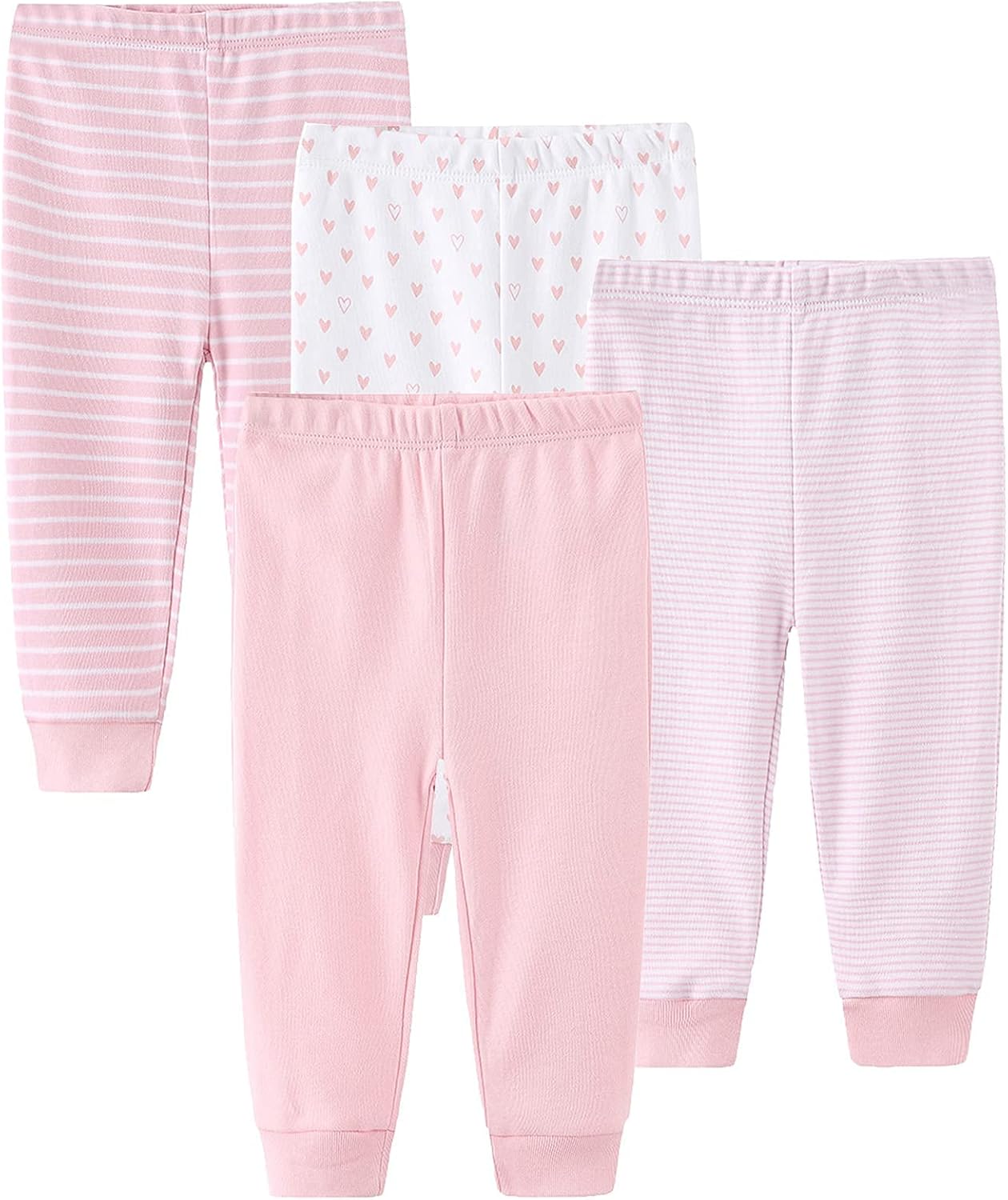 MAMIMAKA Newborn Baby Clothes Set - Short Sleeve Baby Boy Pants & Girl Bodysuits - Layette Sets