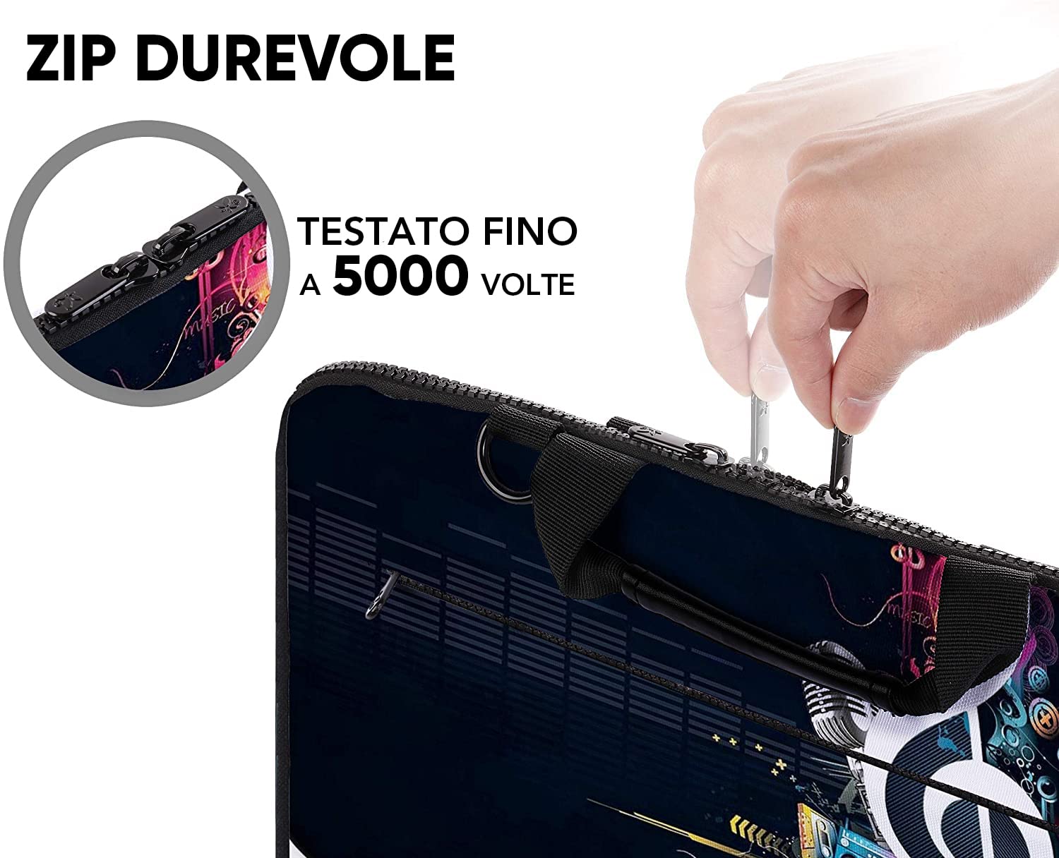 ZAINO ZAINETTO CARTELLA PER NOTEBOOK PC PORTATILE 15,6 CON PRESA USB DA VIAGGIO