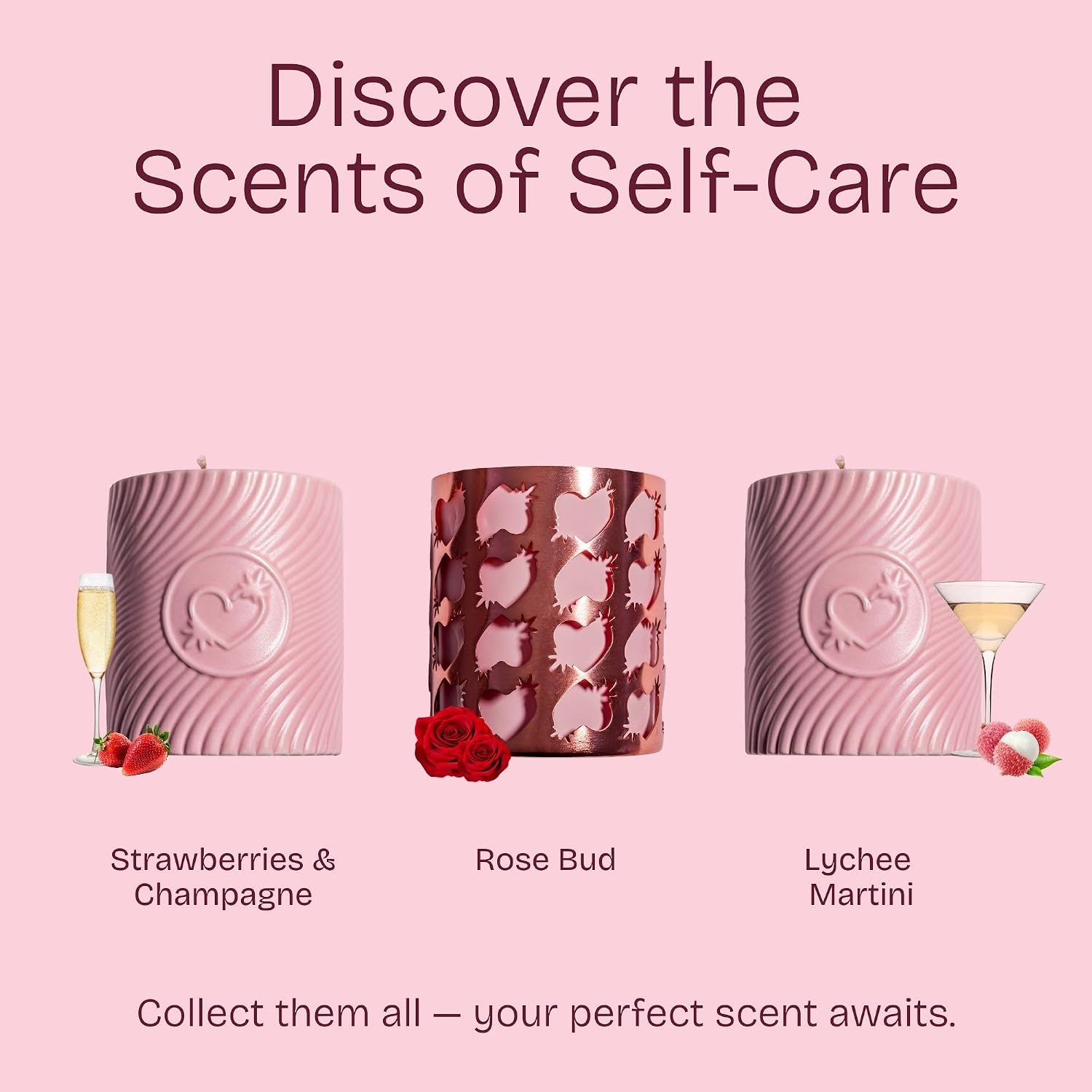 Body Oil Candle - Luxurious, Soy Candle Made with Hemp Seed, Grape Seed, & Vitamin E Oil - Moisturizing Body Glow with a Non-Greasy, Glowy Finish (Rose Bud) (300ml)