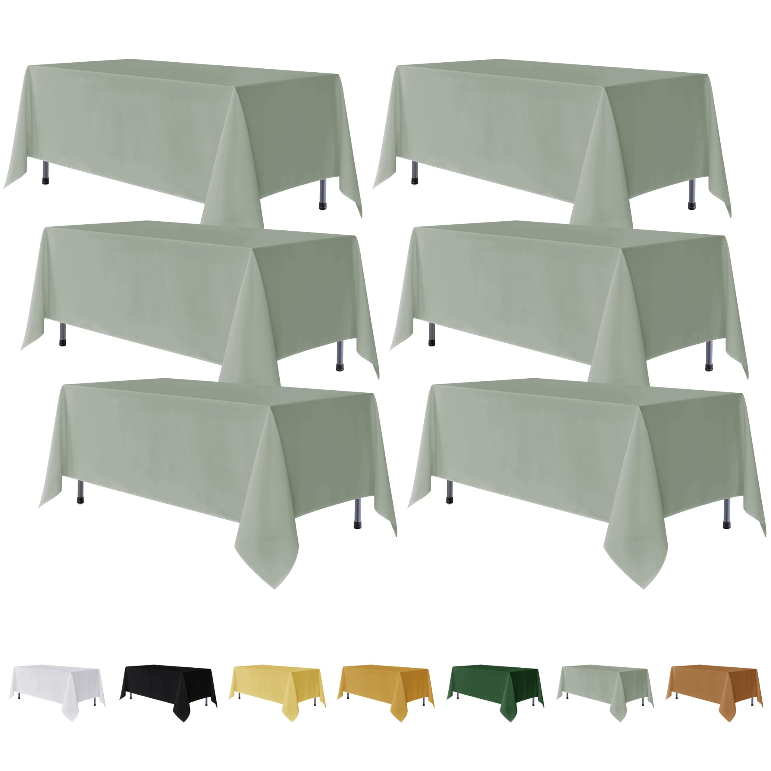 Fitable Sage Green Tablecloths