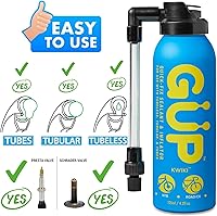 Vista 4 de (GÜP Kwiki) Sellador e inflador de neumáticos de fijación rápida; para bicicleta de montaña, carretera, ciclocross, grava; sella y reparación