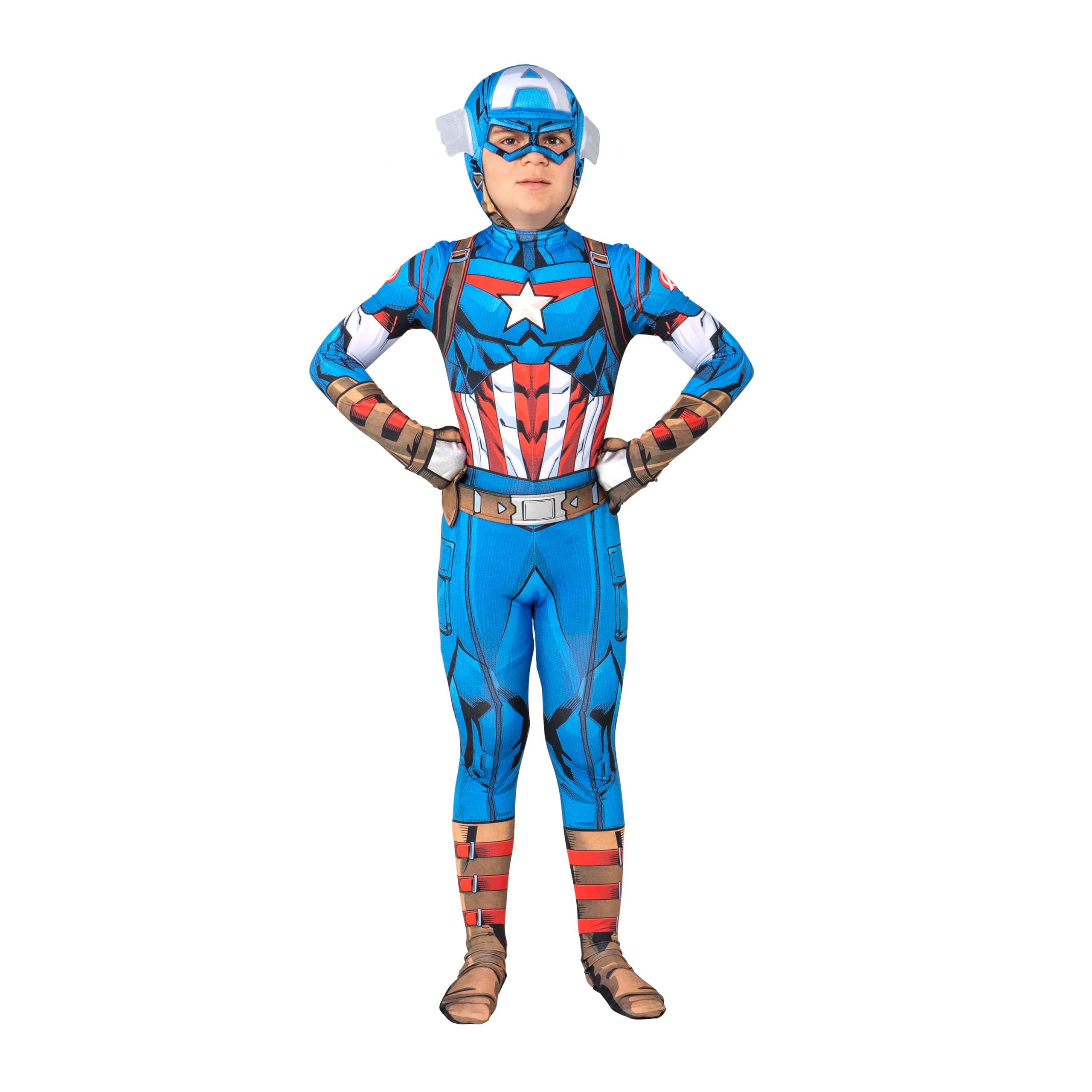 Amazon.co.jp: MARVEL キャプテンアメリカ 公式ユースデラックス全身