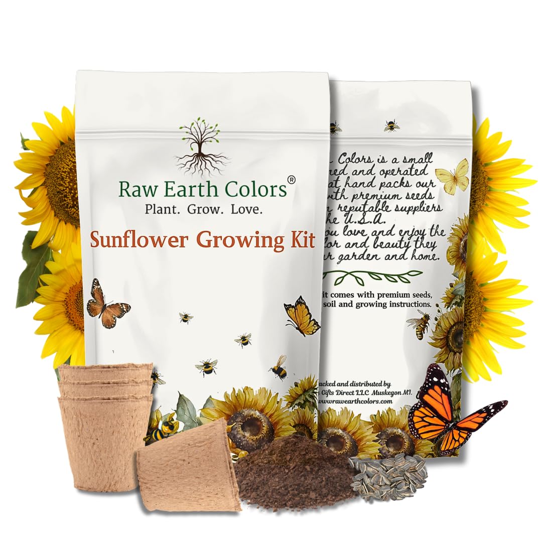 Raw Earth Colors Sunflower Grow Kit