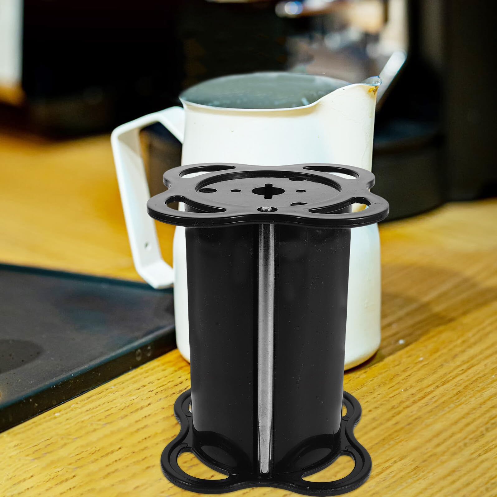 Rodillo de Película Negro 16mm para Selladora Automática de Vasos, Accesorio de Plástico Resistente para Máquina Selladora de Té Leche, Compatible Tiendas de Bebidas y Bubble Tea