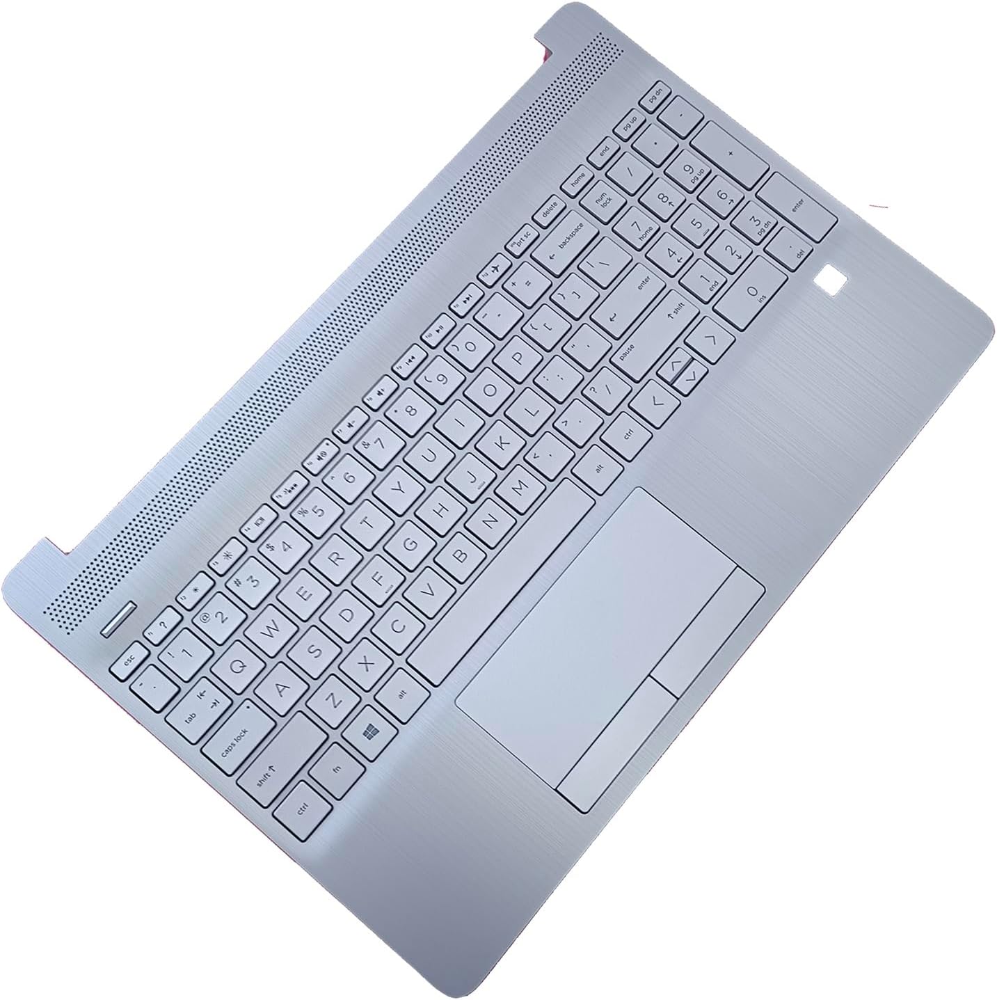 L52154-001 Replacement for HP 15T-DW200 15T-DW300 15Z-GW000 15-DW3032CL 15T-DW 15-DW 15-GW 15s-du Laptop Upper Top Cover Case Palmrest Backlit US Keyboard Touchpad Assembly Part Sliver