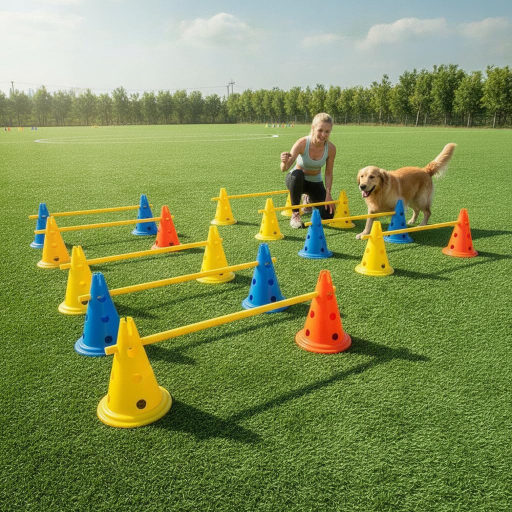 Attrezzatura Agilità Cane, Percorso, K56-5 ostacoli 30cm