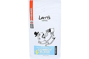 Larry's Coffee: Cowhole Beanoy Blend Organic, 12 Ounce