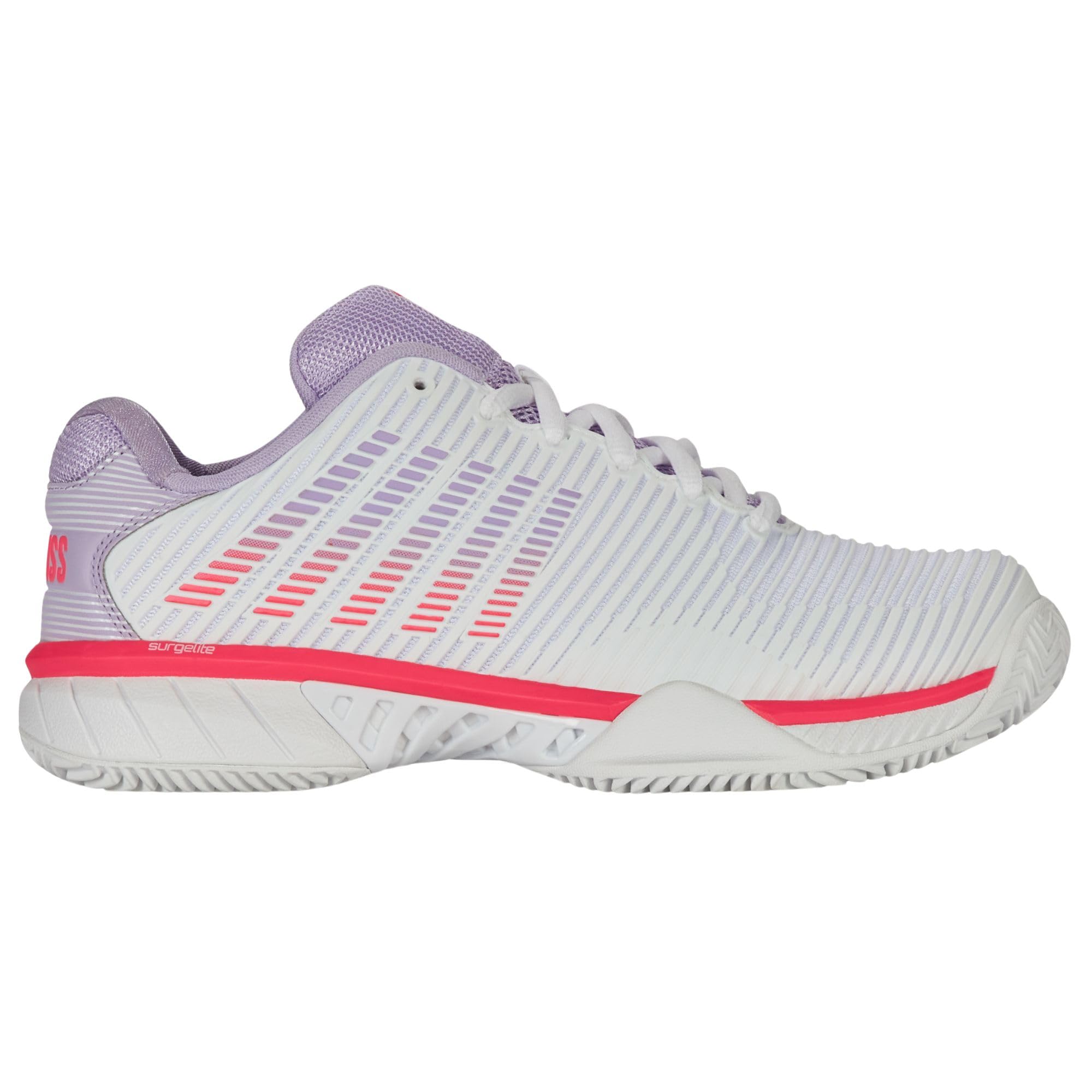 K-Swiss Hypercourt Express 2, Tenis Shoe Mujer, Wht Orchdptl Nblz, 43 EU