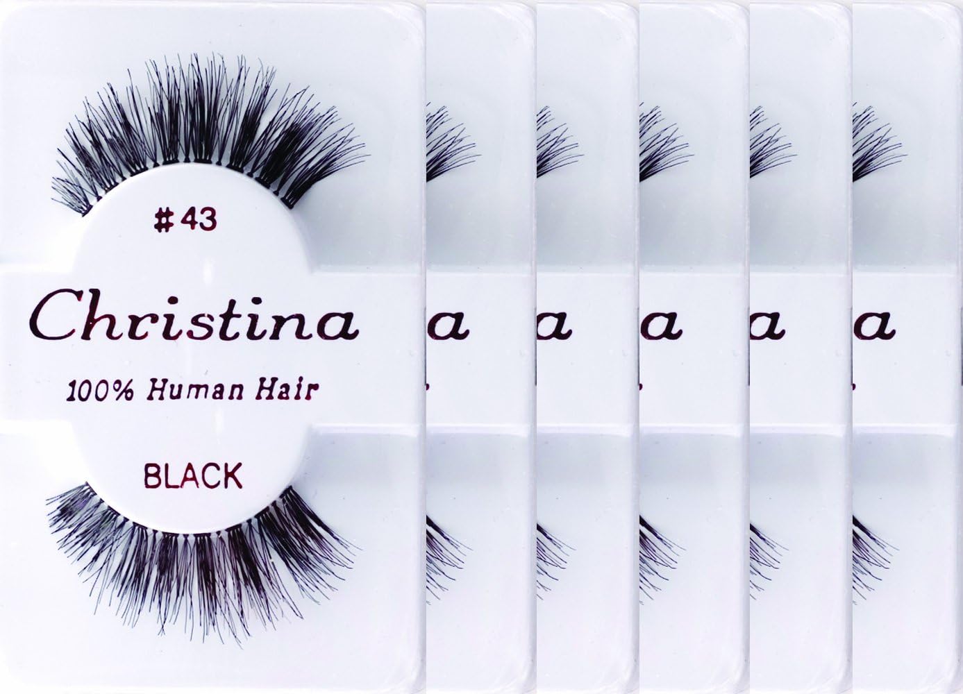 6packs Eyelashes - #43