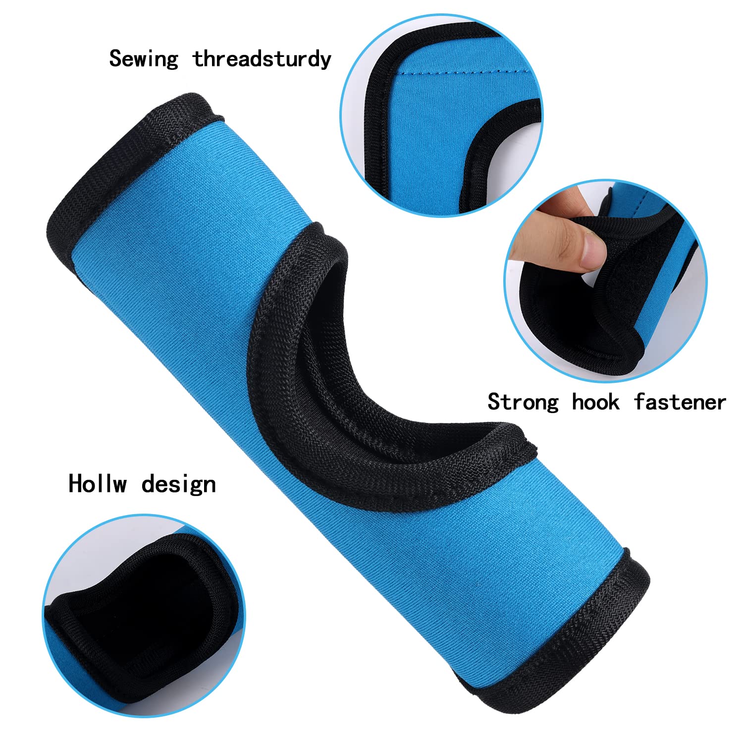 Fundas Para Asas De Equipaje - Pack De 4, Neopreno Suave - Protege Tus Manos