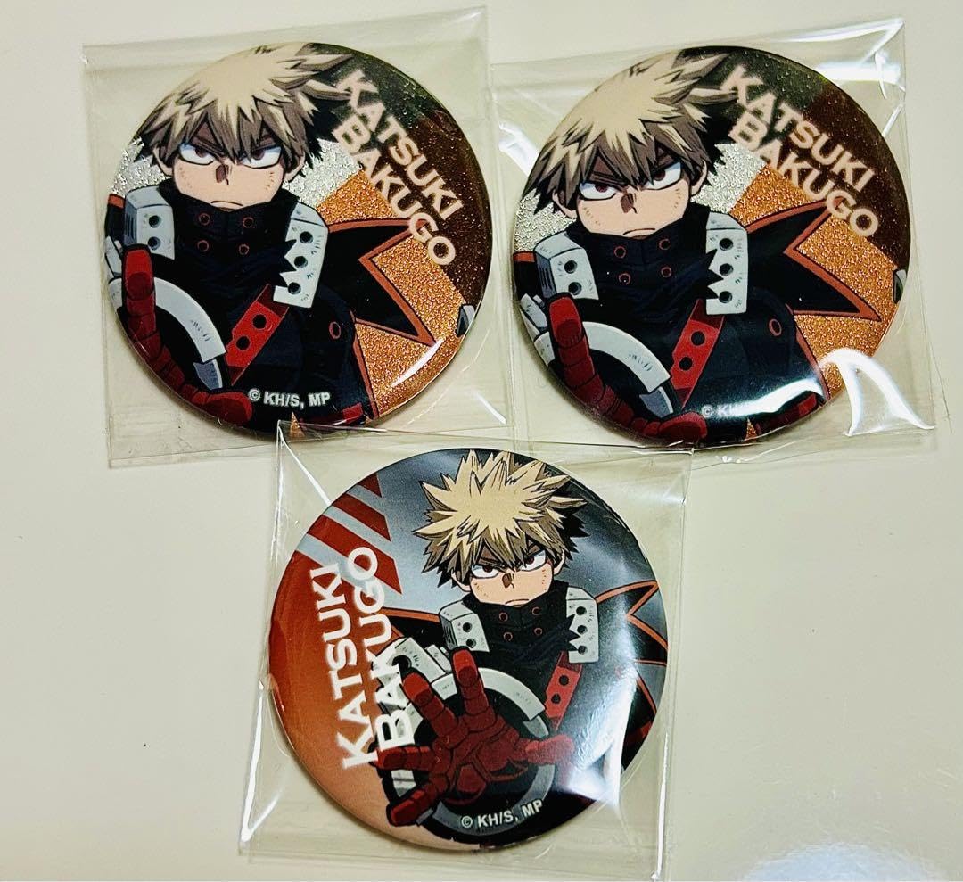 ヒロアカ僕のヒーローアカデミアヒーロープラザロフト缶バッジ爆