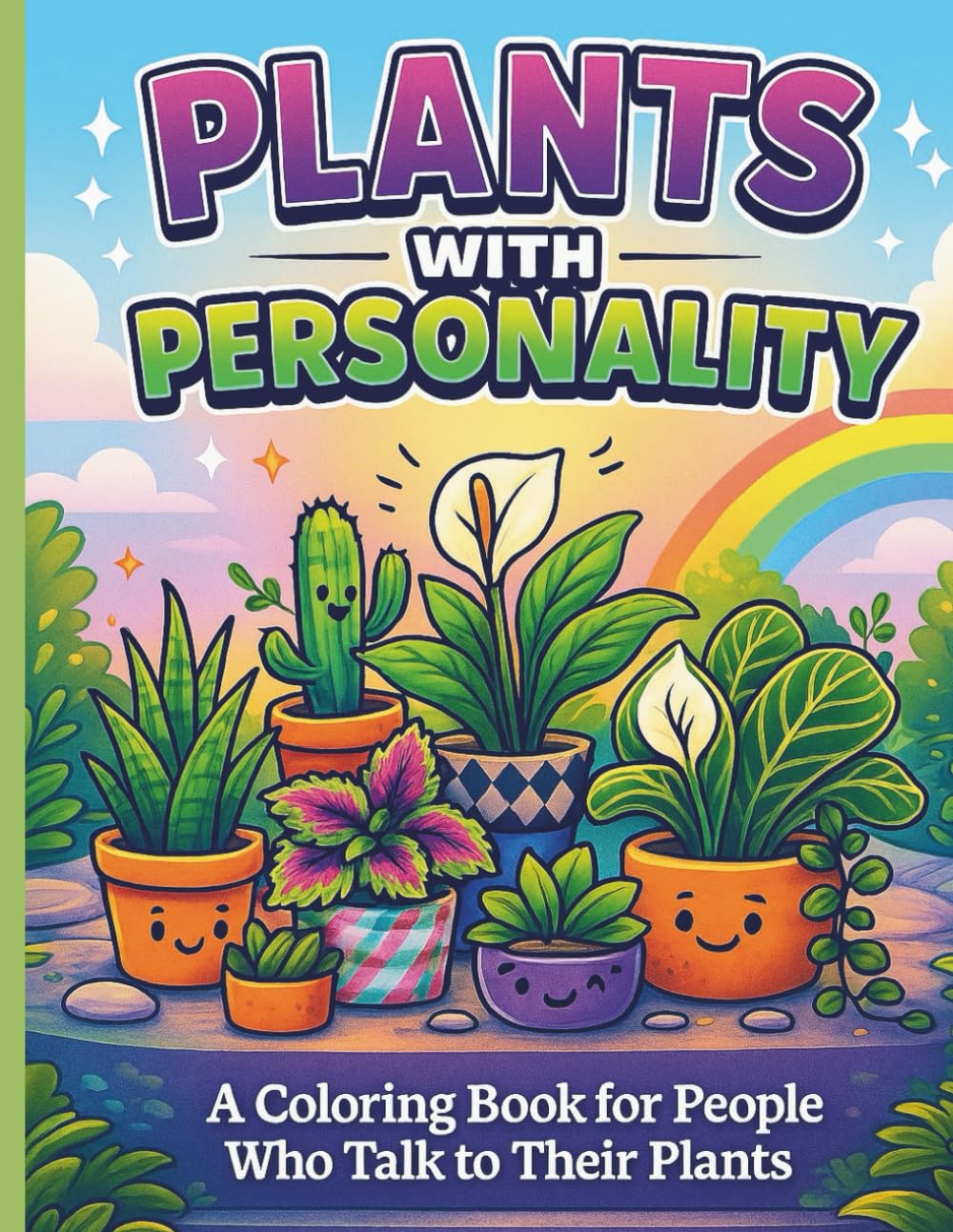 Plants with Personality: A Coloring Book for People Who Talk to Their Plants