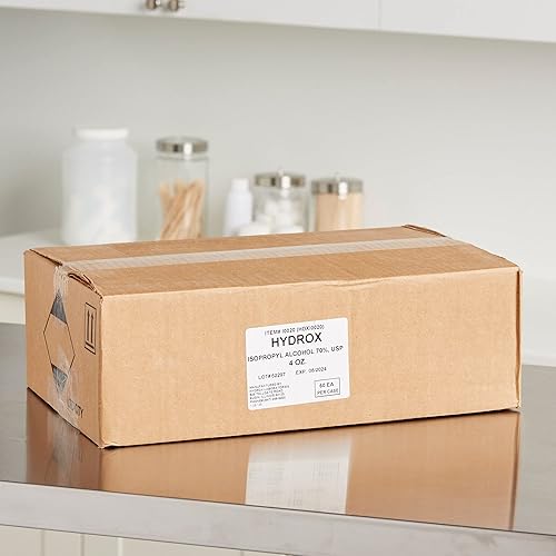 Miniatura 7 de McKesson 70% alcohol isopropílico para frotar  Solución de primeros auxilios para cortes, rasguños, limpieza  4 onzas, 60 unidades