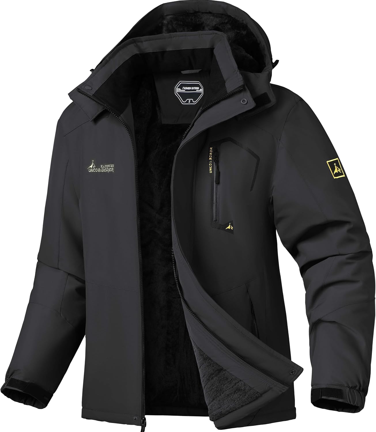 Ski Jacket for Men Waterproof Warm Winter Snow Coat for Hiking