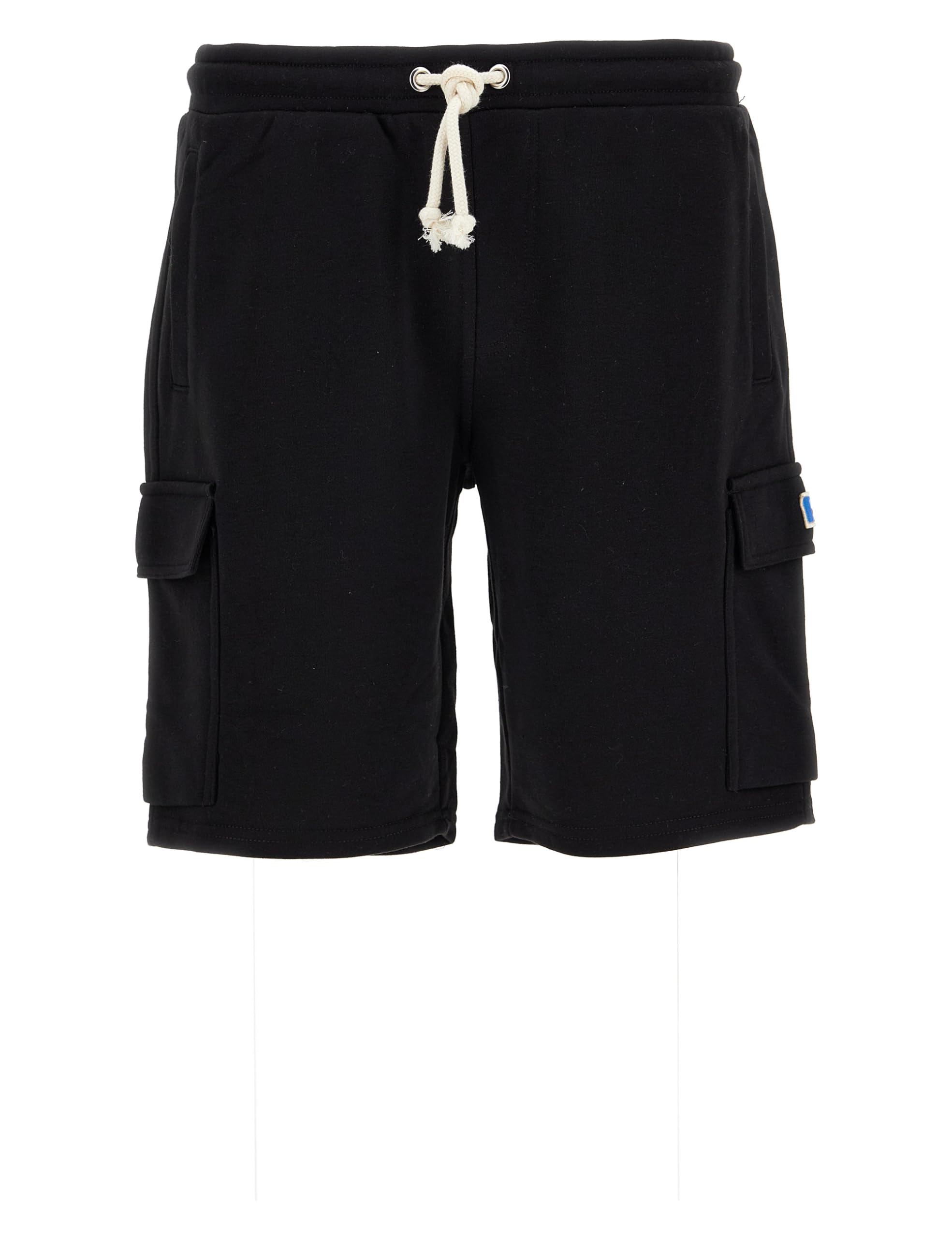 Russell Athletic Mens Caspian-Cargo Shorts, Black, XL EU