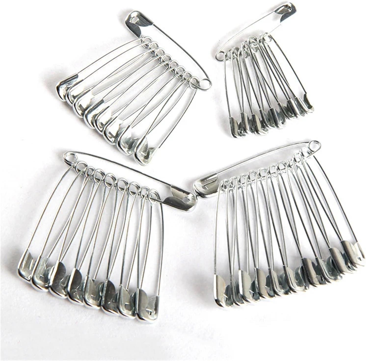 800pcs Safety Pins DIY Sewing Tools Accessory Silver Metal Needles Large Pin Small Brooch Apparel Accessories for Clothes and Sewing(38mm)