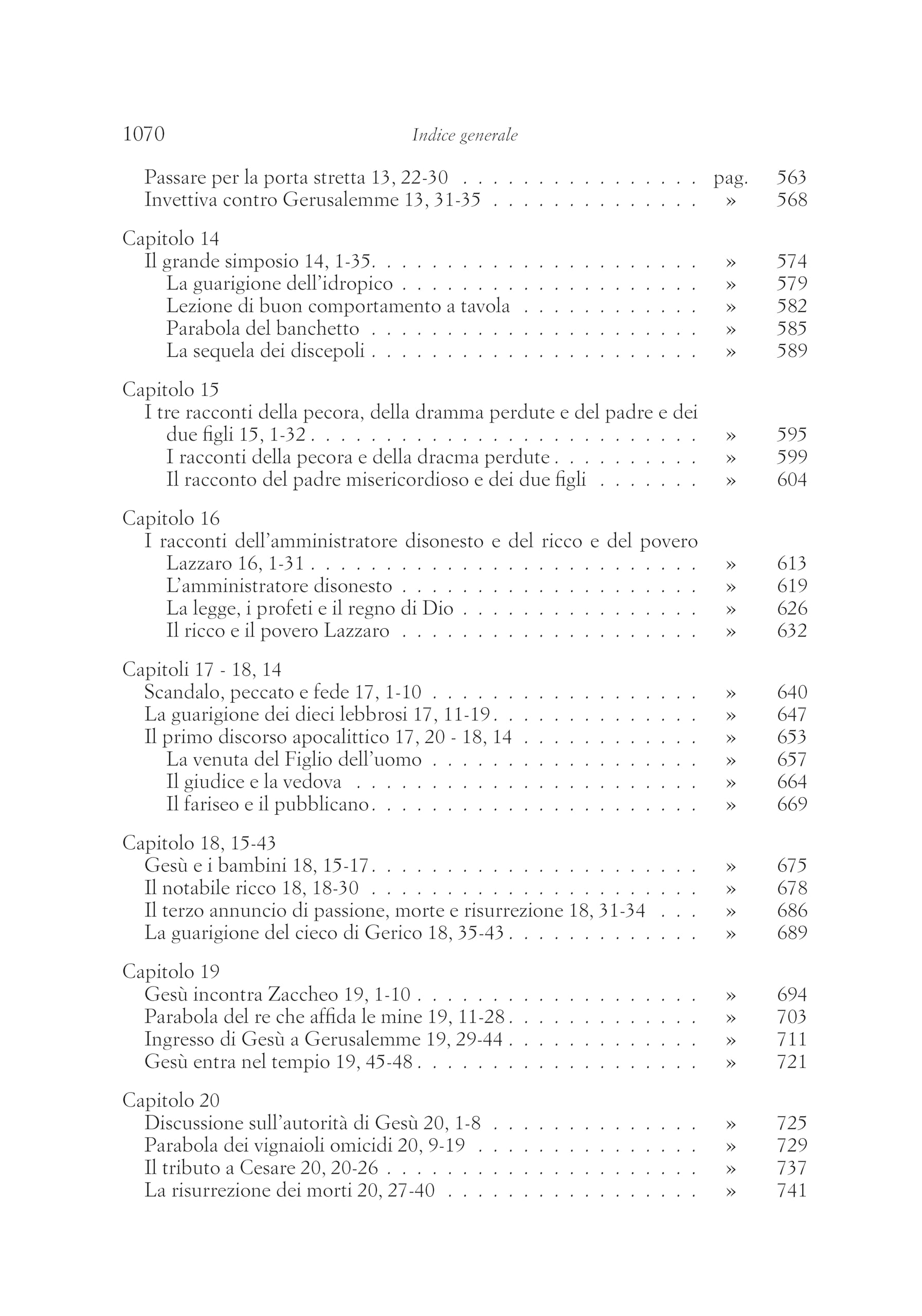 Il Vangelo di Luca. Commento esegetico e teologico