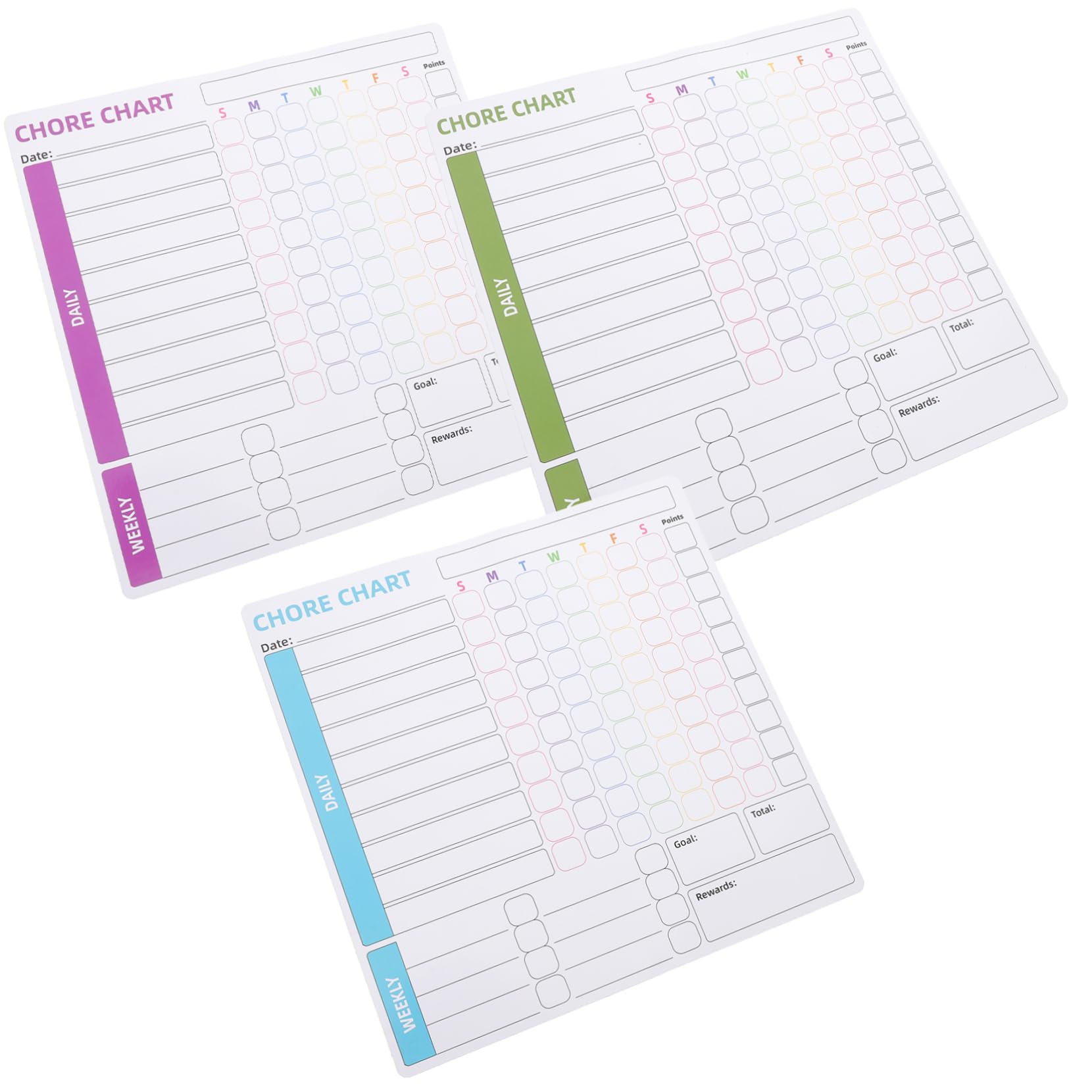 Tableau de comportement enfant calendrier réfrigérateur magnétique plastique
