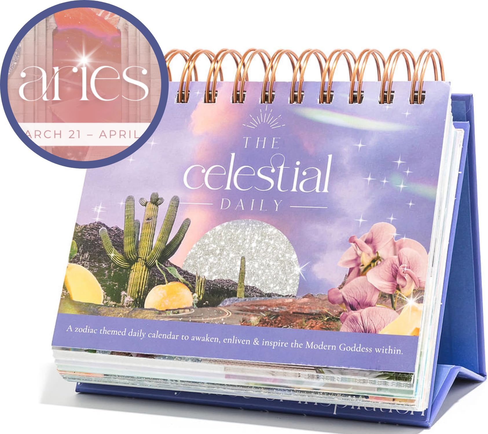 Capricorn Gifts for Women, Sagittarius Gifts - 365 Daily Affirmations for Women, Inspirational Gifts for Women, Spiritual Gifts for Women. Daily Motivational Quotes for Desk. Perpetual Desk Calendar