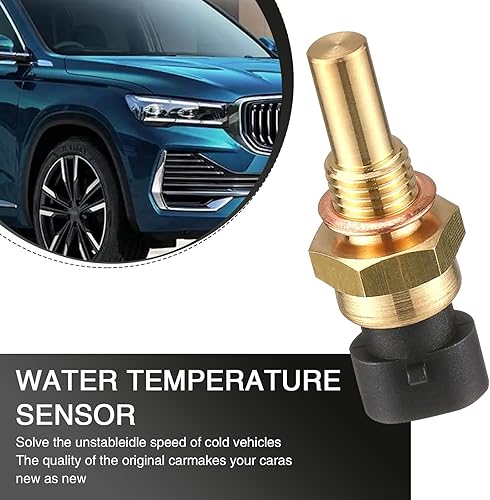 Miniatura 6 de Pack-1 Sensor de temperatura del agua del automóvil, reemplazo del sensor de temperatura del agua de enfriamiento sensible al contacto 15404280