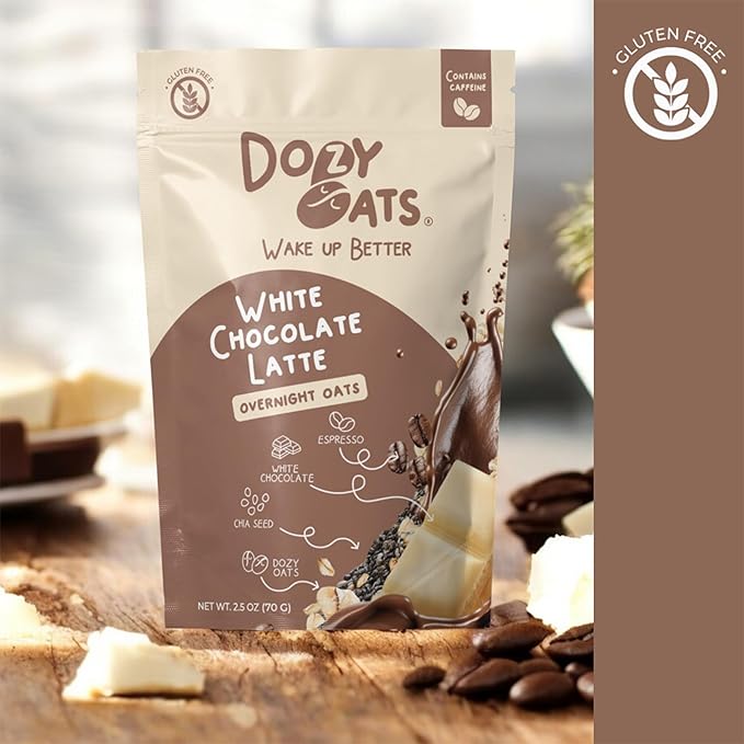 Dozy Oats Avena Variedad Chocol'oat, 9 Paquetes y Frasco, Sin Gluten miniatura 5
