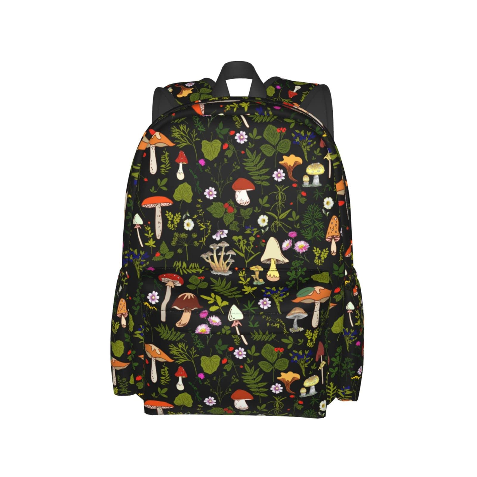 MOLIAN Mushrooms Nature Stylish Backpack With Adjustable Padded Shoulder Straps Daypacks For College Travel