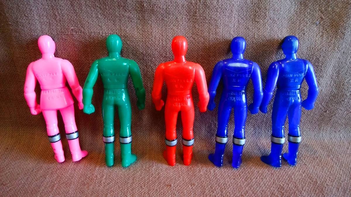 Amazon.co.jp: 平成 レトロ 当時物 未来戦隊 タイムレンジャー ソフビ