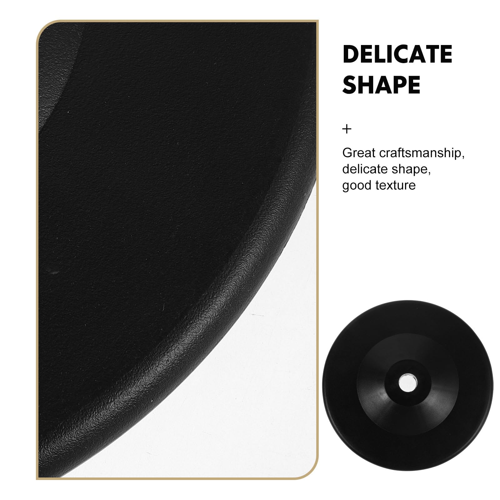 Disque de Support pour Démonte-pneu en Plastique Noir, Trou 25 Mm