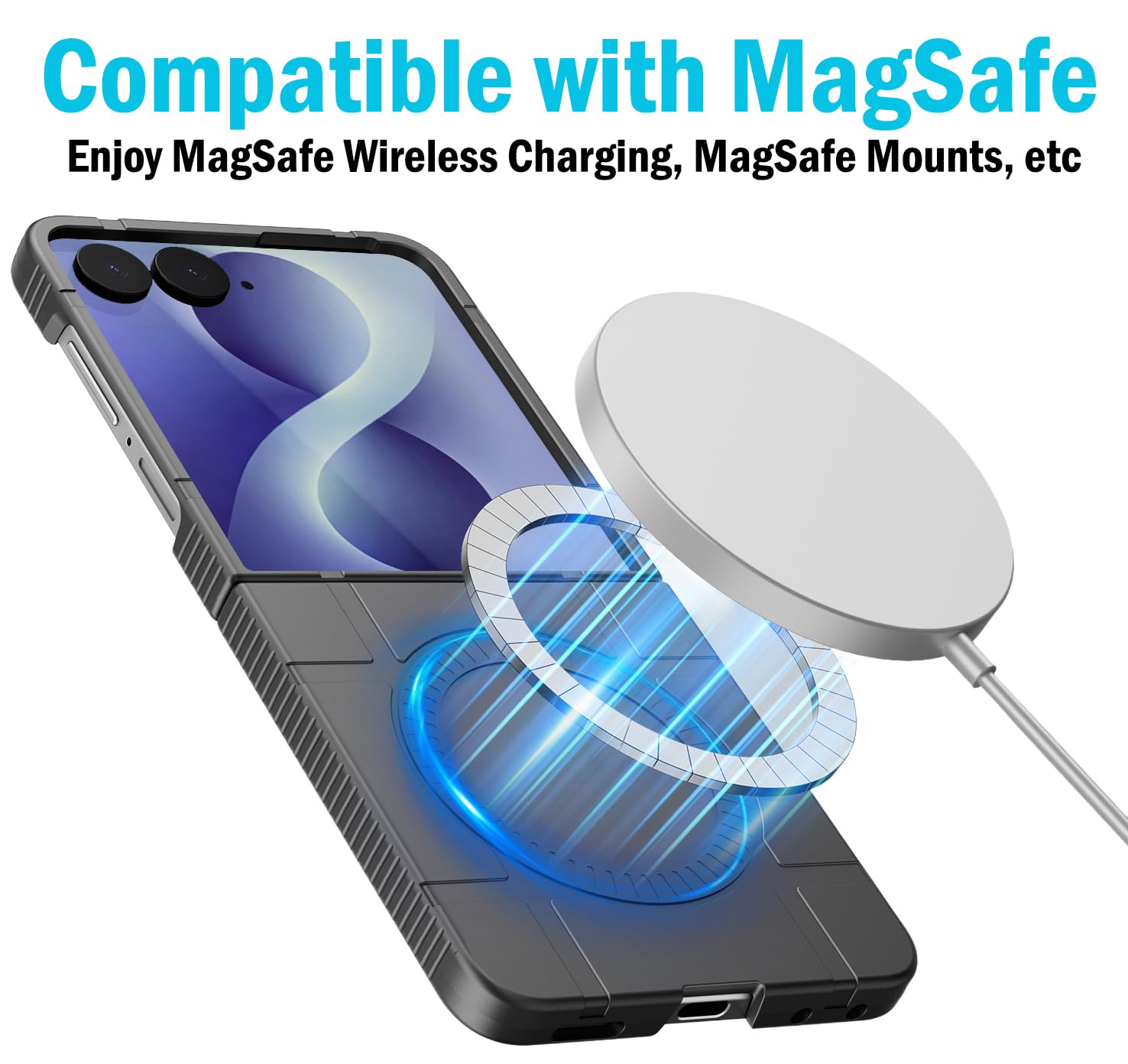 Nakedcellphone Combo - Custodia per Samsung Z Flip 8 con clip da cintura
