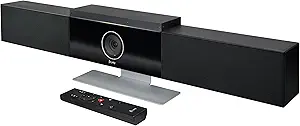 Poly Studio 4K USB Video Conference System (Plantronics) - Camera, Microphone, & Speaker Bar for Small & Medium Conference Rooms - Auto Framing & Tracking - Teams/Zoom Certified - Amazon Exclusive