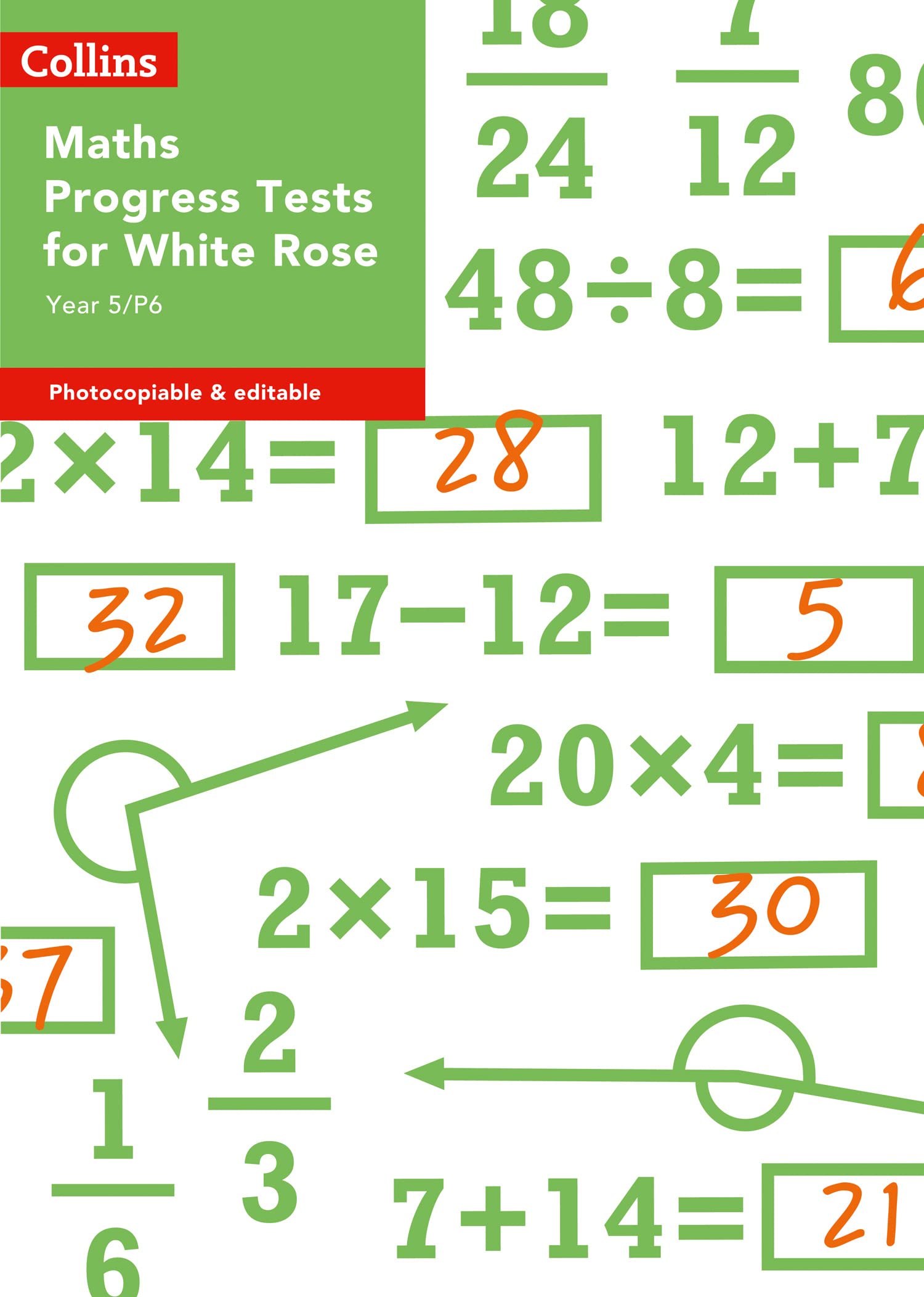 Year 5/P6 Maths Progress Tests for White Rose (Collins Tests & Assessment) Paperback – Import, 24 April 2019