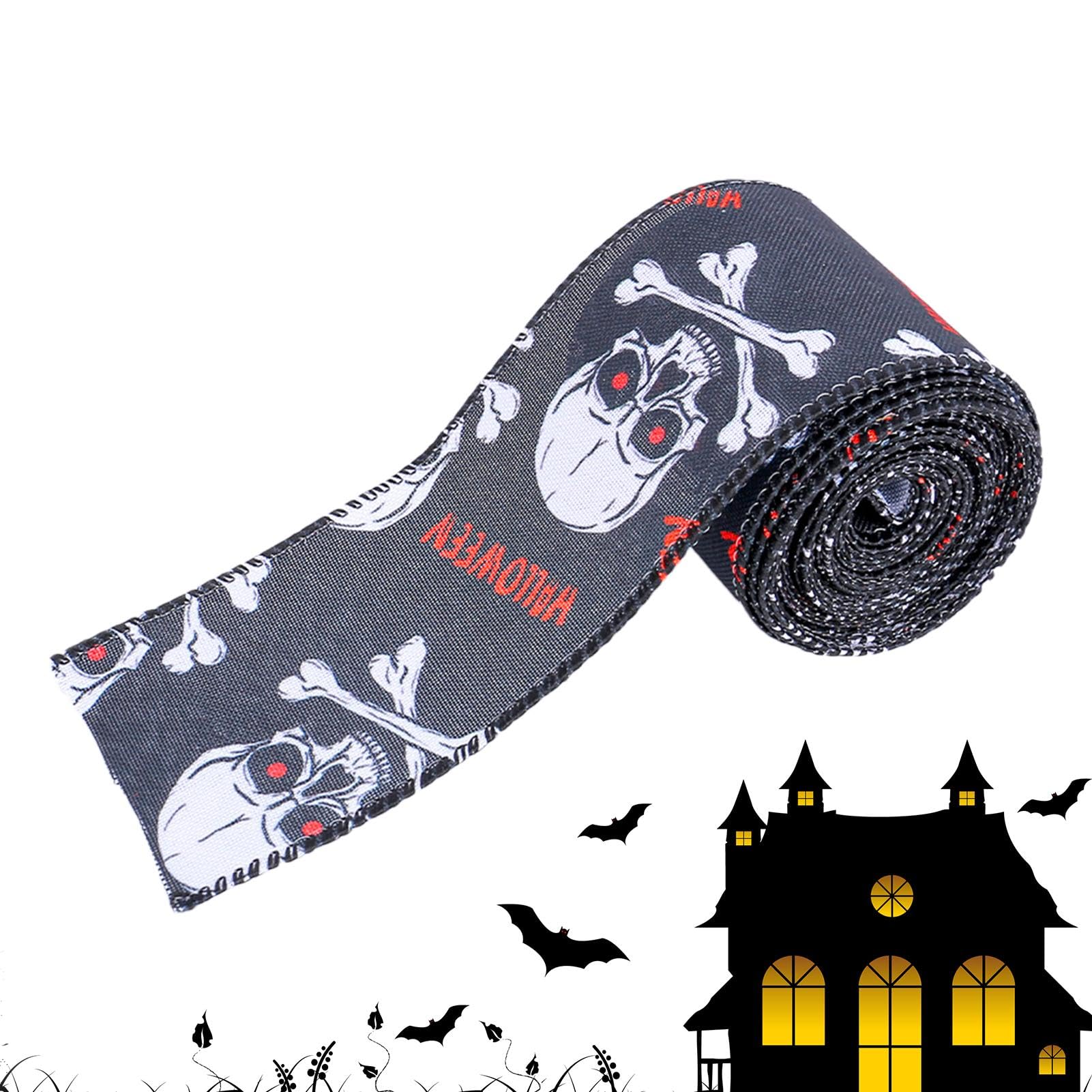 12 Rotoli Nastro Halloween Con Ragnatele E Zucca – 4,5m Cadauno, Per Decorazioni Fai Da Te - 4