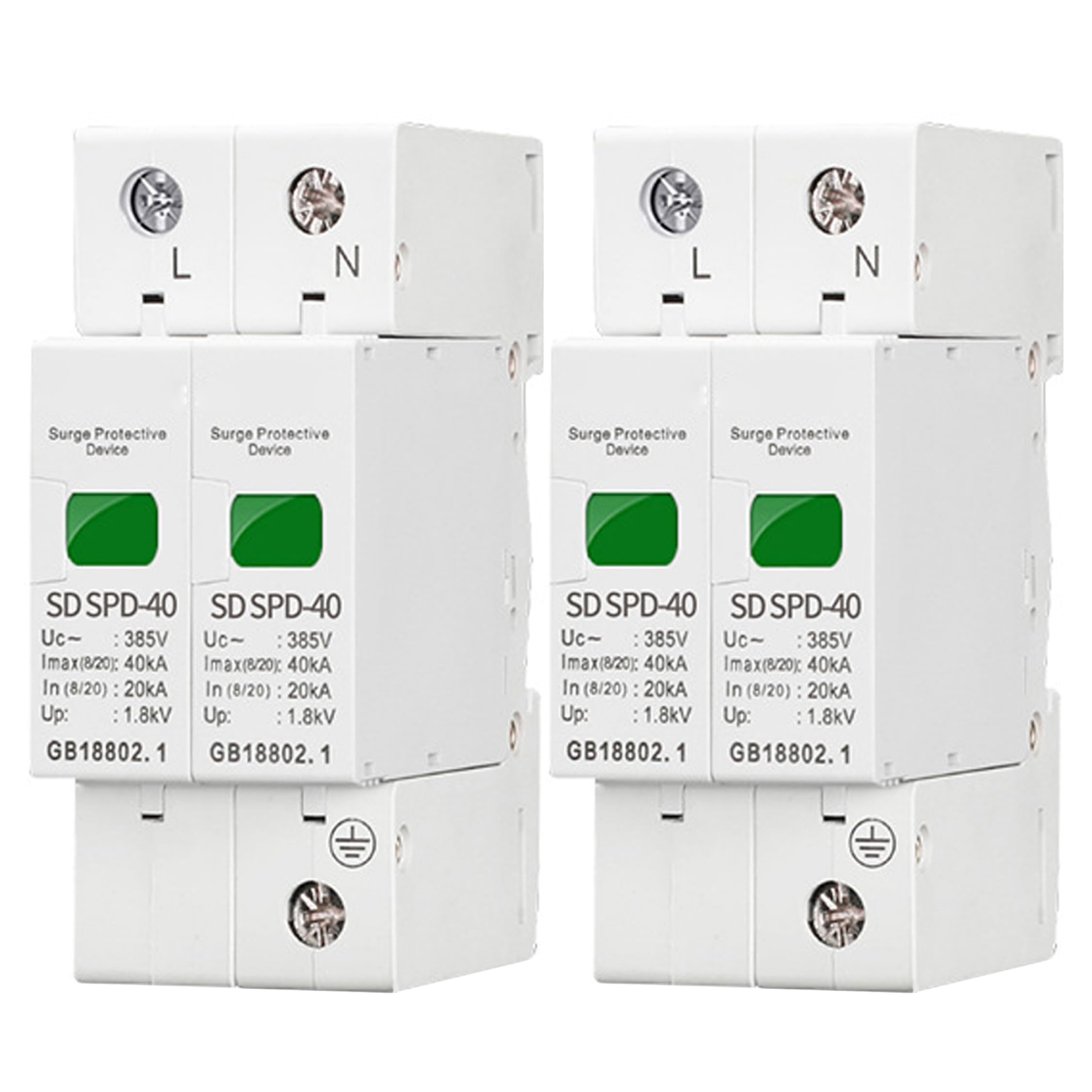 Disyuntor de CC 2P 40KA con ventana de seguridad visible para proteger su casa u hotel