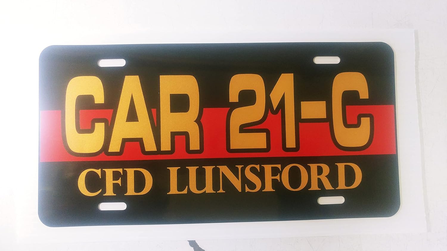 Red Line - Both Lines Personalized - Custom Firefighter